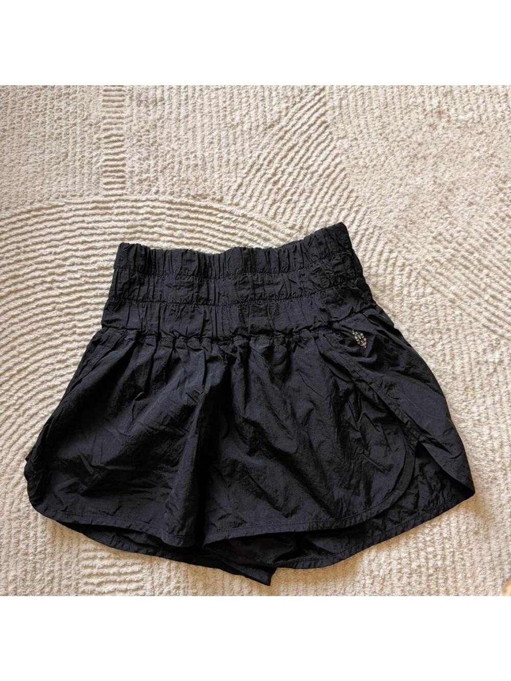 Free People Movement black shorts